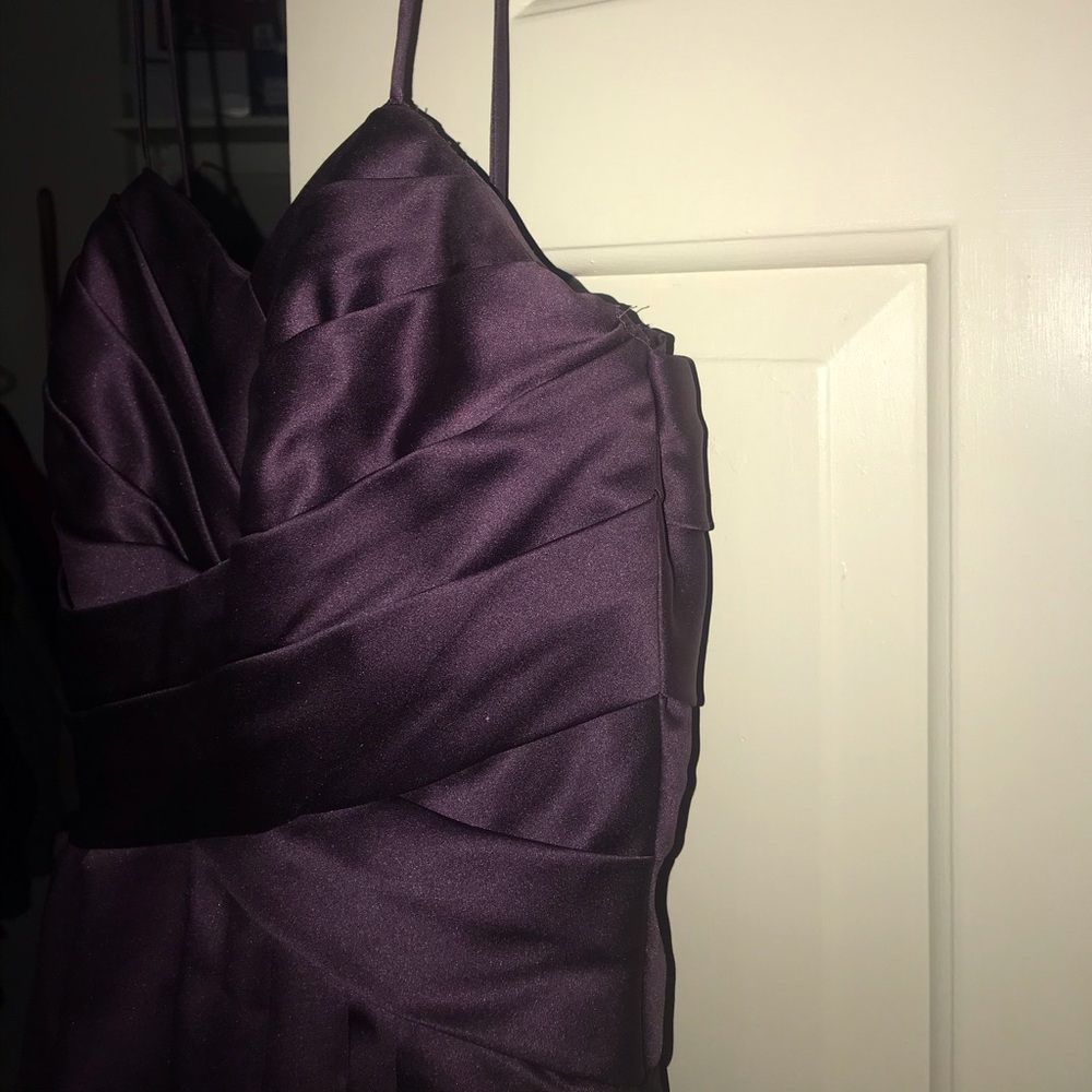 Purple prom dress